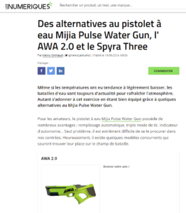 Retrouvez l'article Les Numériques qui ont trouvé une alternative au Mijia Pulse: le AWA 2.0